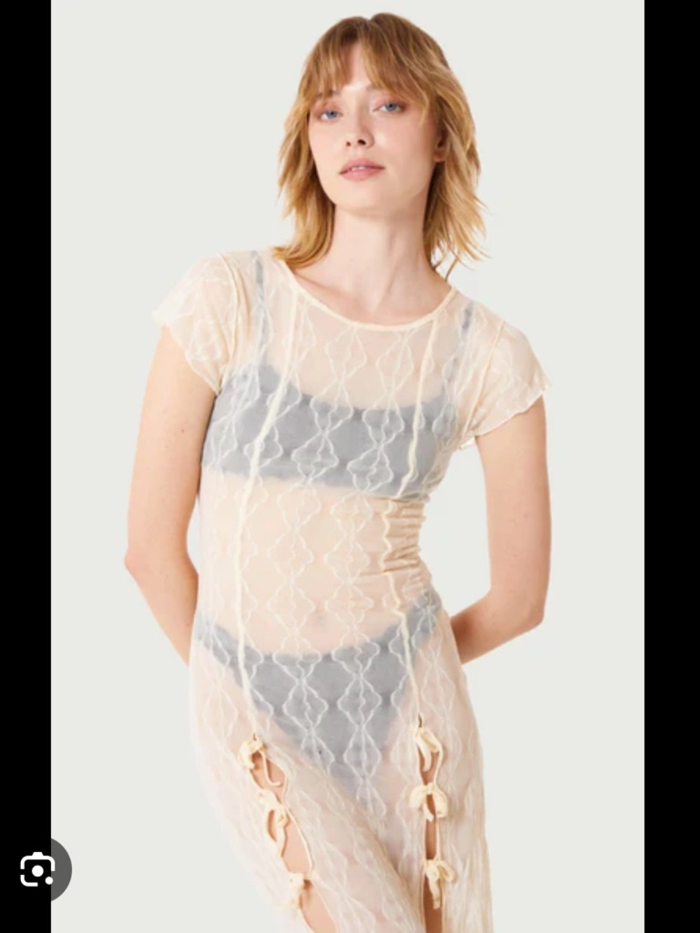 BNWT Find Me Now Mariposa Lace Midi Dress size small